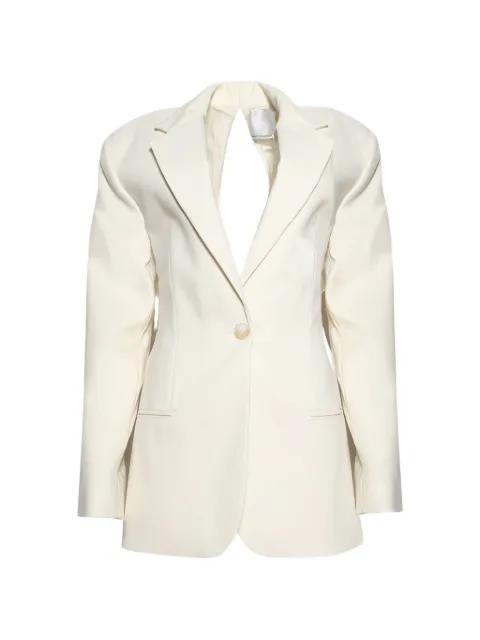 bow-back twill blazer by CHRISTOPHER ESBER