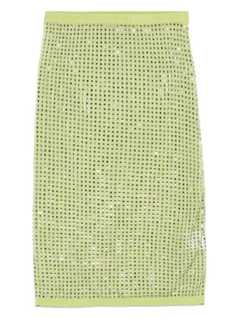crystal-embellished midi skirt by CHRISTOPHER ESBER
