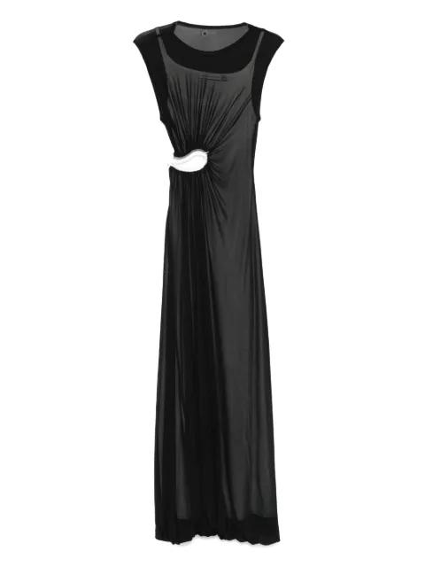 cut-out draped maxi dress by CHRISTOPHER ESBER
