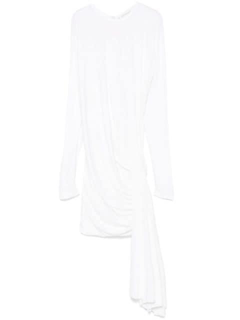 draped-detailing mini dress by CHRISTOPHER ESBER