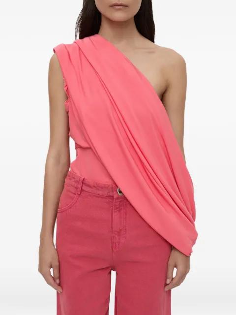 draped jersey T-shirt by CHRISTOPHER ESBER