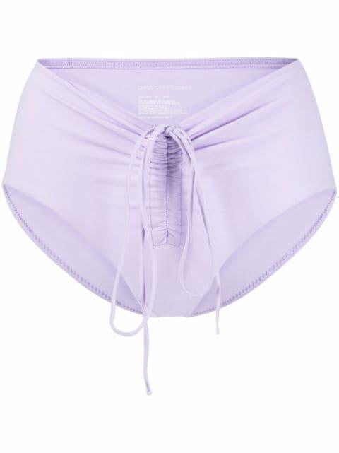drawstring-detail bikini bottoms by CHRISTOPHER ESBER
