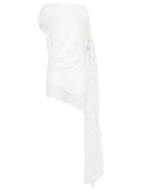 floating lace mini dress by CHRISTOPHER ESBER