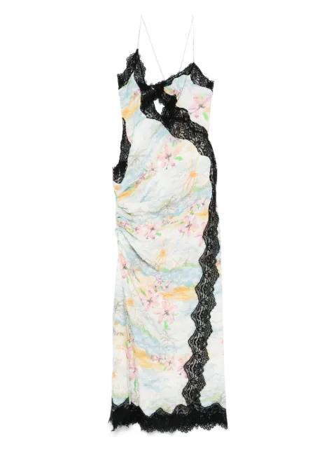 floral-print midi dress by CHRISTOPHER ESBER