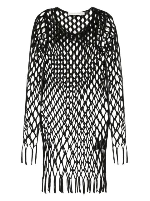 knitted mesh mini dress by CHRISTOPHER ESBER