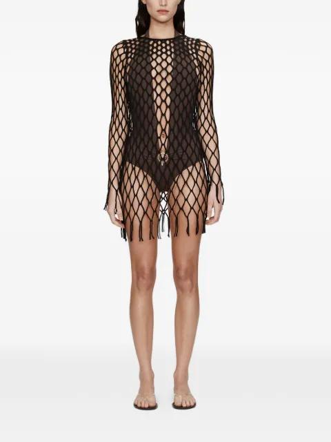 knitted mesh mini dress by CHRISTOPHER ESBER