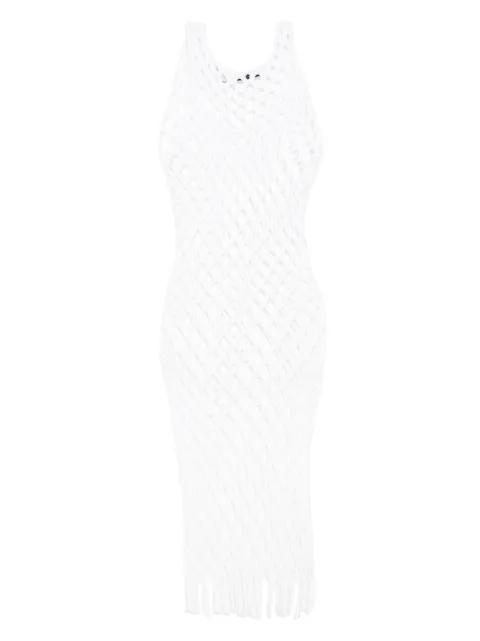 knitted mesh tank dress by CHRISTOPHER ESBER