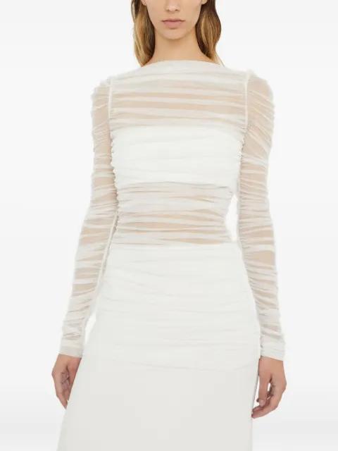 mesh-panel dress by CHRISTOPHER ESBER