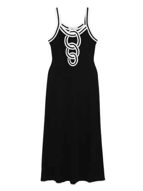 multi verner linked chain dress by CHRISTOPHER ESBER