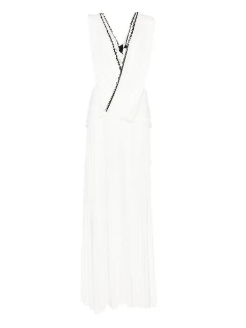 plunge V-neck maxi dress by CHRISTOPHER ESBER