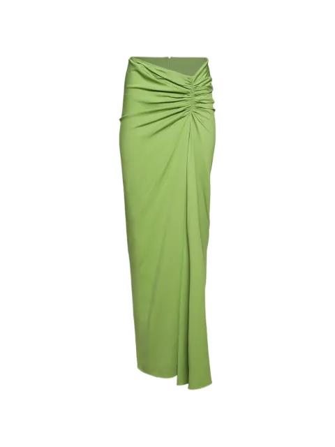 ruched maxi skirt by CHRISTOPHER ESBER