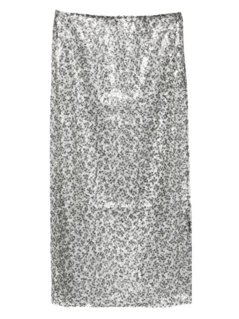 sequinned midi skirt by CHRISTOPHER ESBER