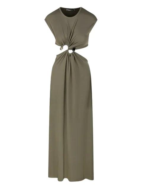 twist-detail maxi dress by CHRISTOPHER ESBER