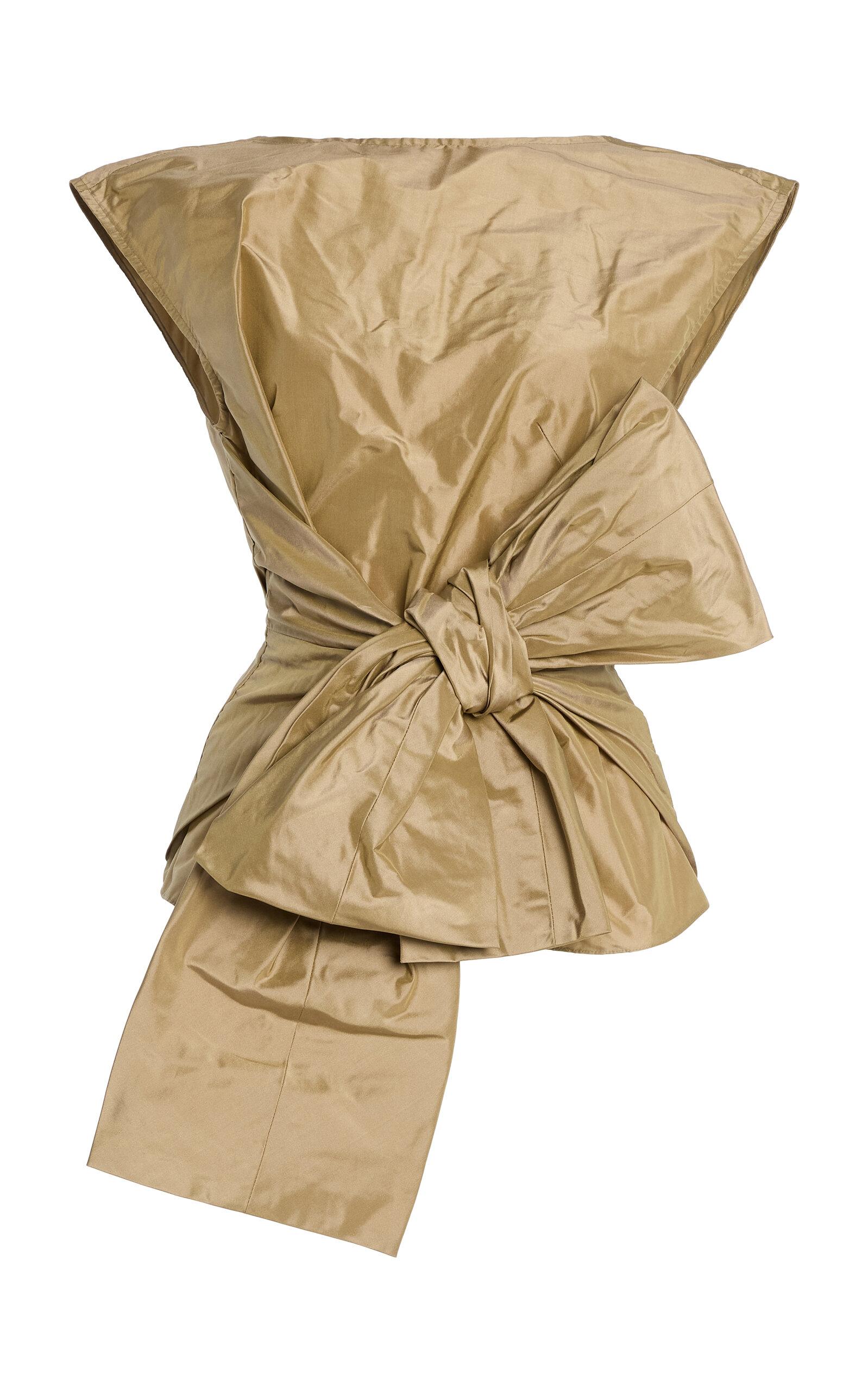 Christopher John Rogers Bow-Detailed Silk Top - Moda Operandi by CHRISTOPHER JOHN ROGERS