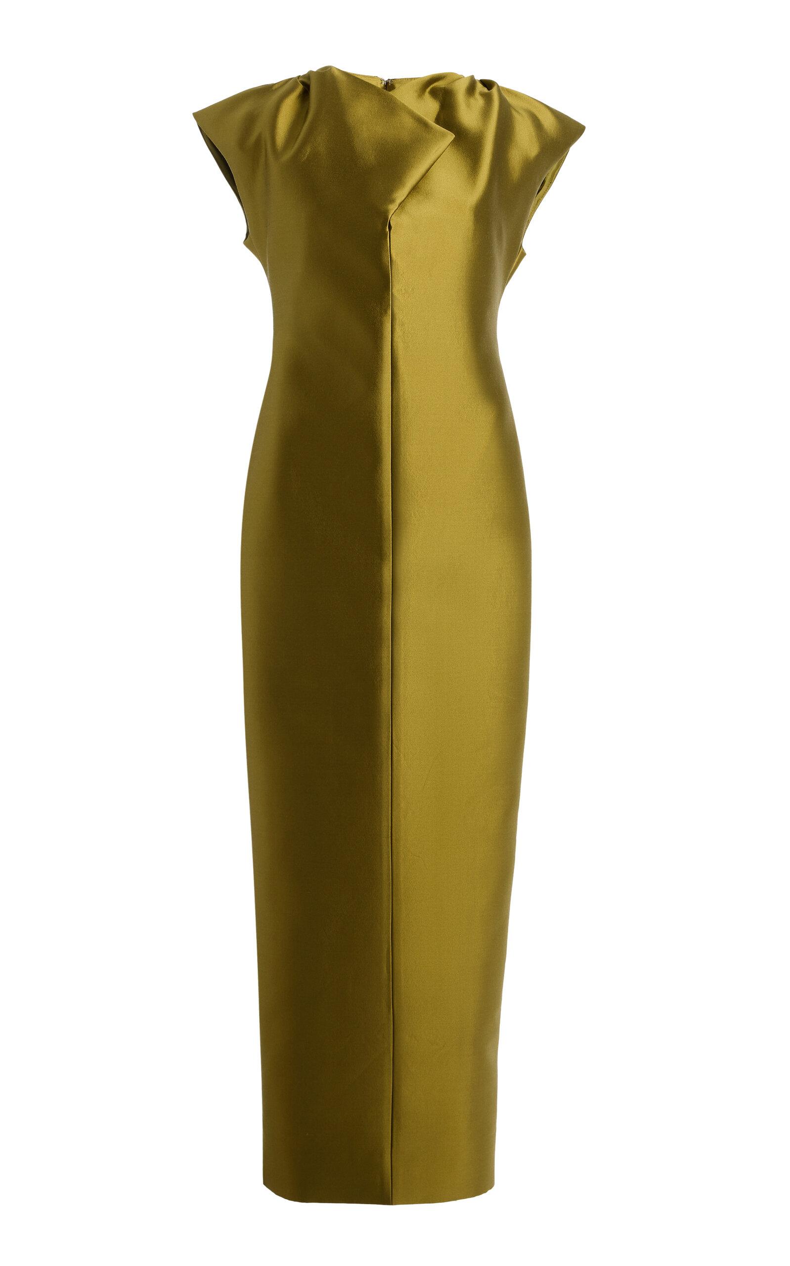 Christopher John Rogers Exclusive Peel Silk-Wool Maxi Sheath Dress - Moda Operandi by CHRISTOPHER JOHN ROGERS