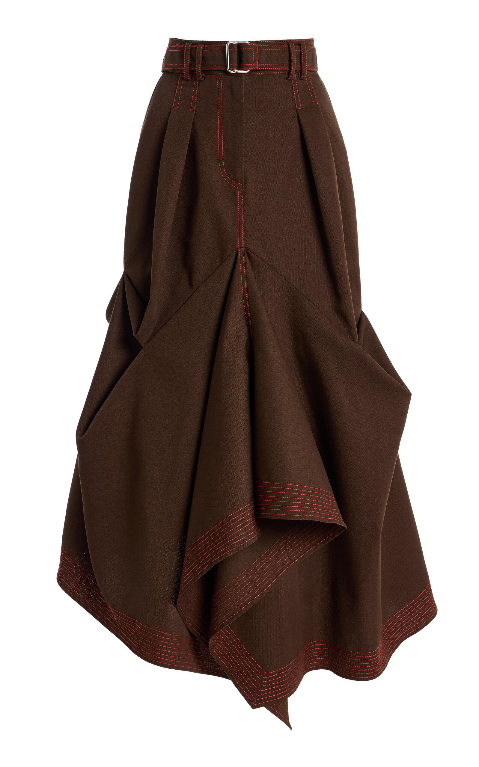 Christopher John Rogers Gathered Crepe Maxi Skirt - Moda Operandi by CHRISTOPHER JOHN ROGERS