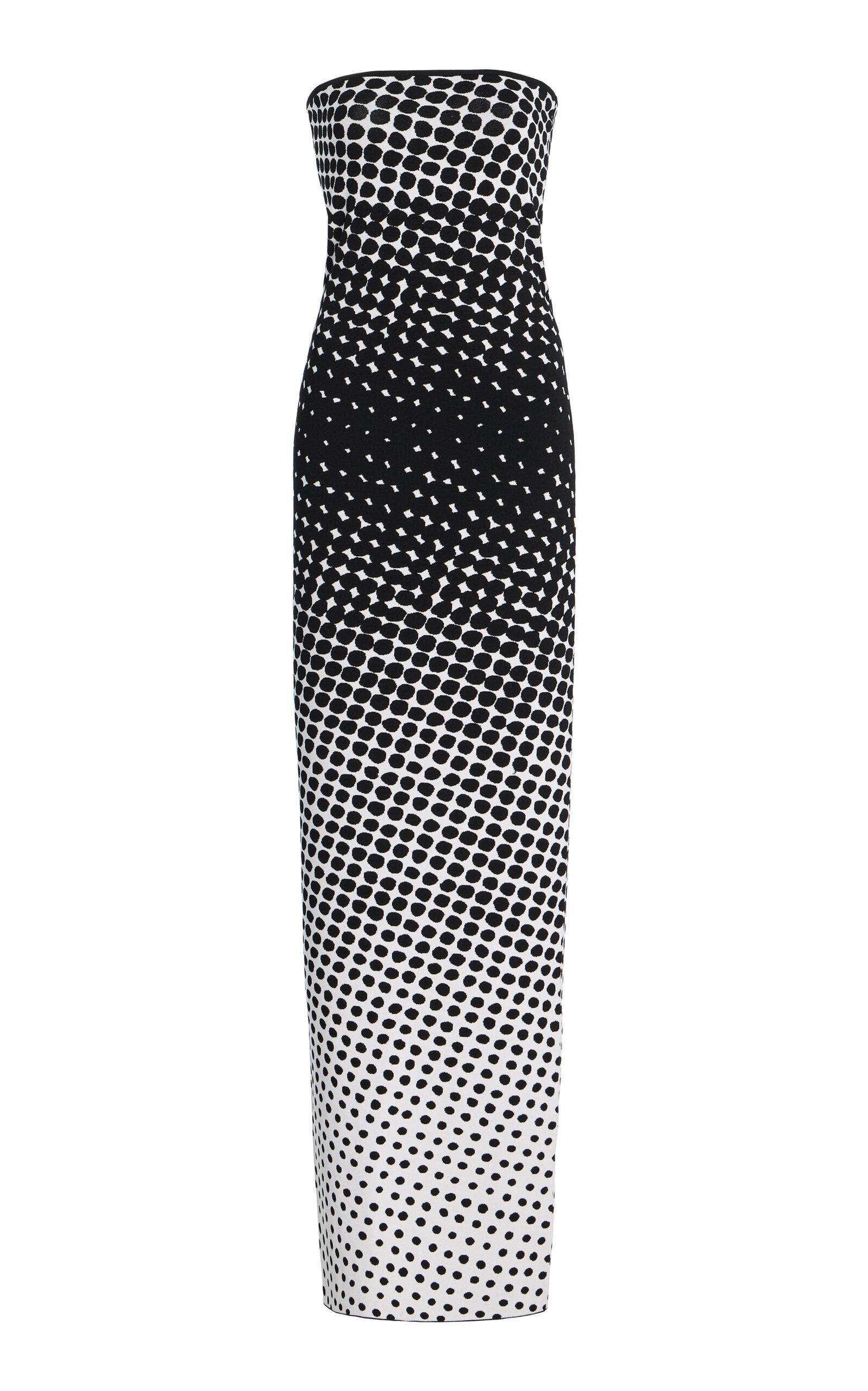 Christopher John Rogers Wiggle-Dot Knit Maxi Column Dress - Moda Operandi by CHRISTOPHER JOHN ROGERS