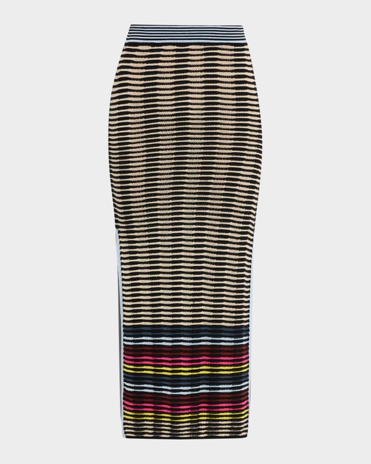 Wave Knit Midi Pencil Skirt by CHRISTOPHER JOHN ROGERS