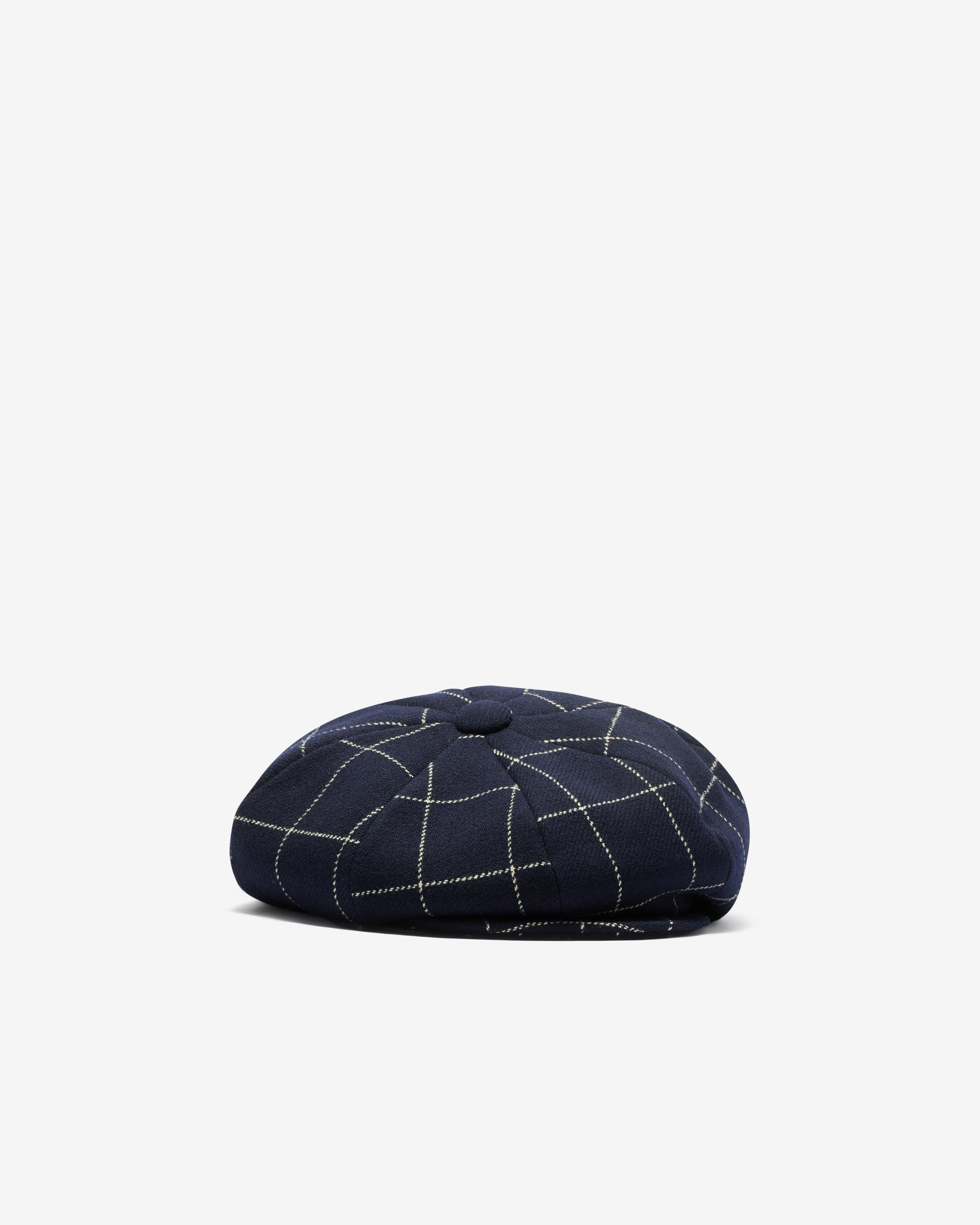 Christopher Nemeth - Check Cap - (Navy) by CHRISTOPHER NEMETH