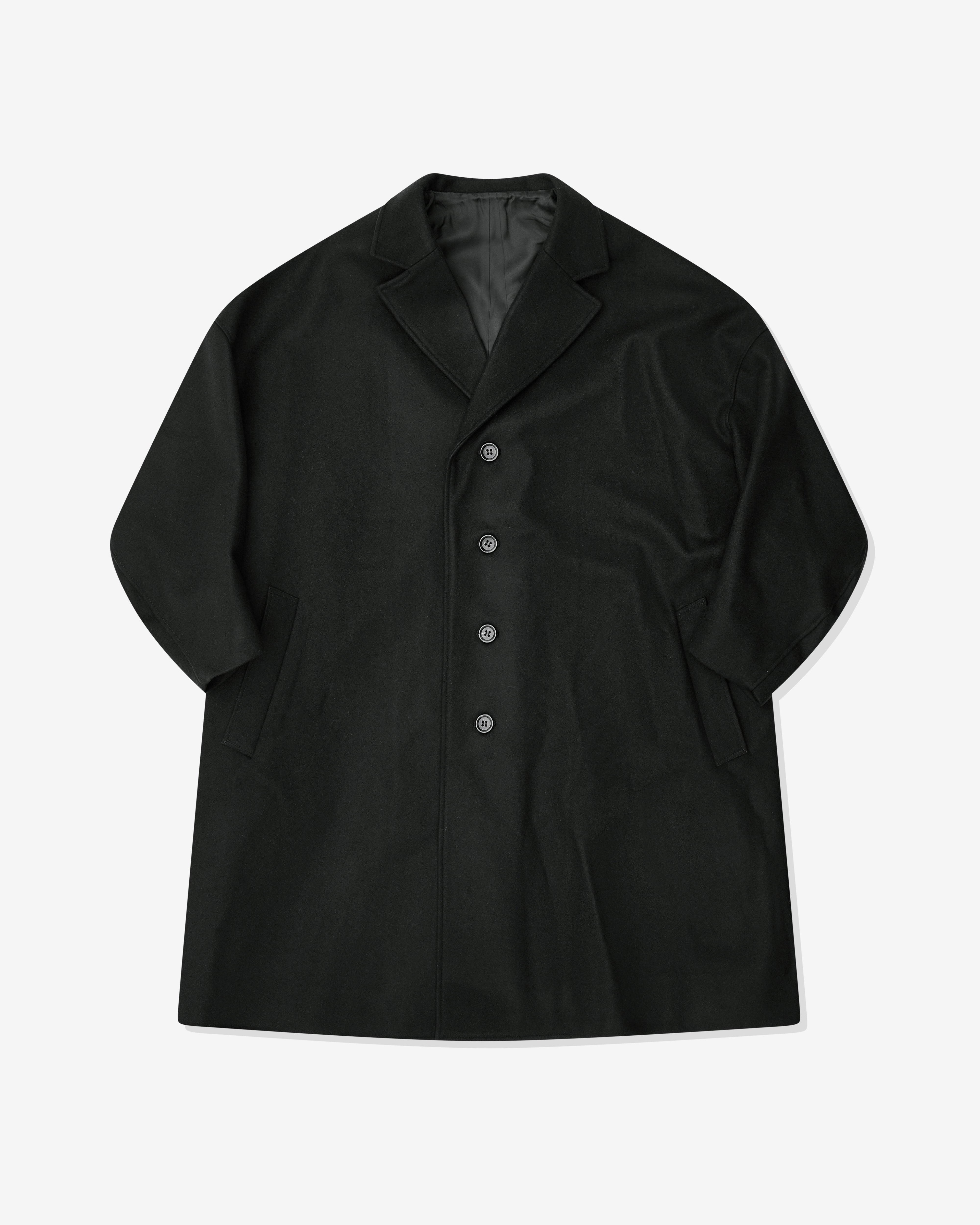 Christopher Nemeth - Men’s Drop Shoulder Coat - (Black) by CHRISTOPHER NEMETH