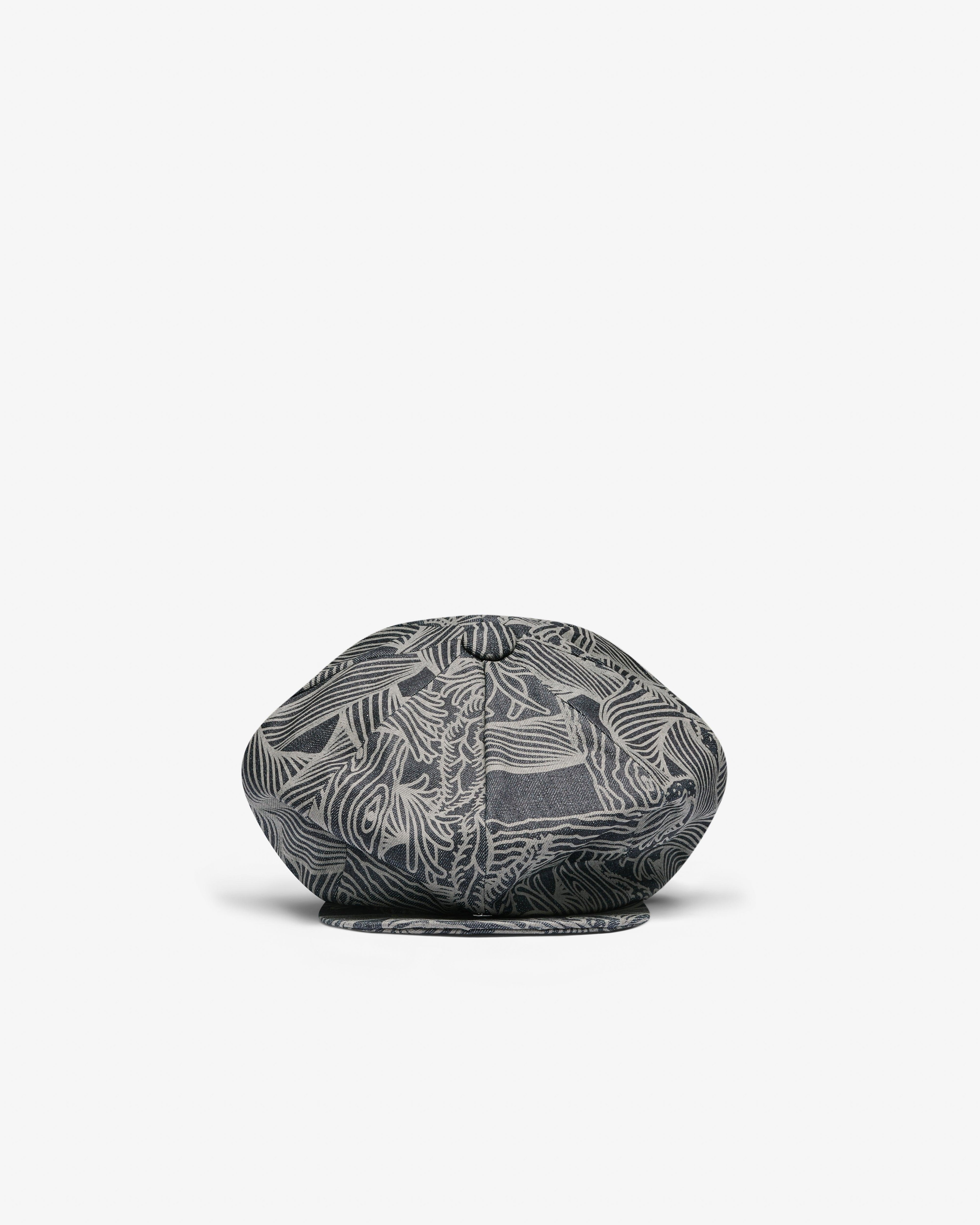 Christopher Nemeth - Men’s Flat Peak Hat - (Vine Print) by CHRISTOPHER NEMETH