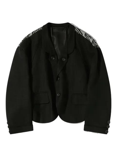 jacquard shoulder jacket by CHRISTOPHER NEMETH