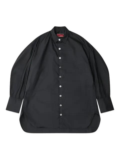 long-sleeve curved-hem shirt by CHRISTOPHER NEMETH
