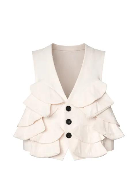 ruffled waistcoat by CHRISTOPHER NEMETH