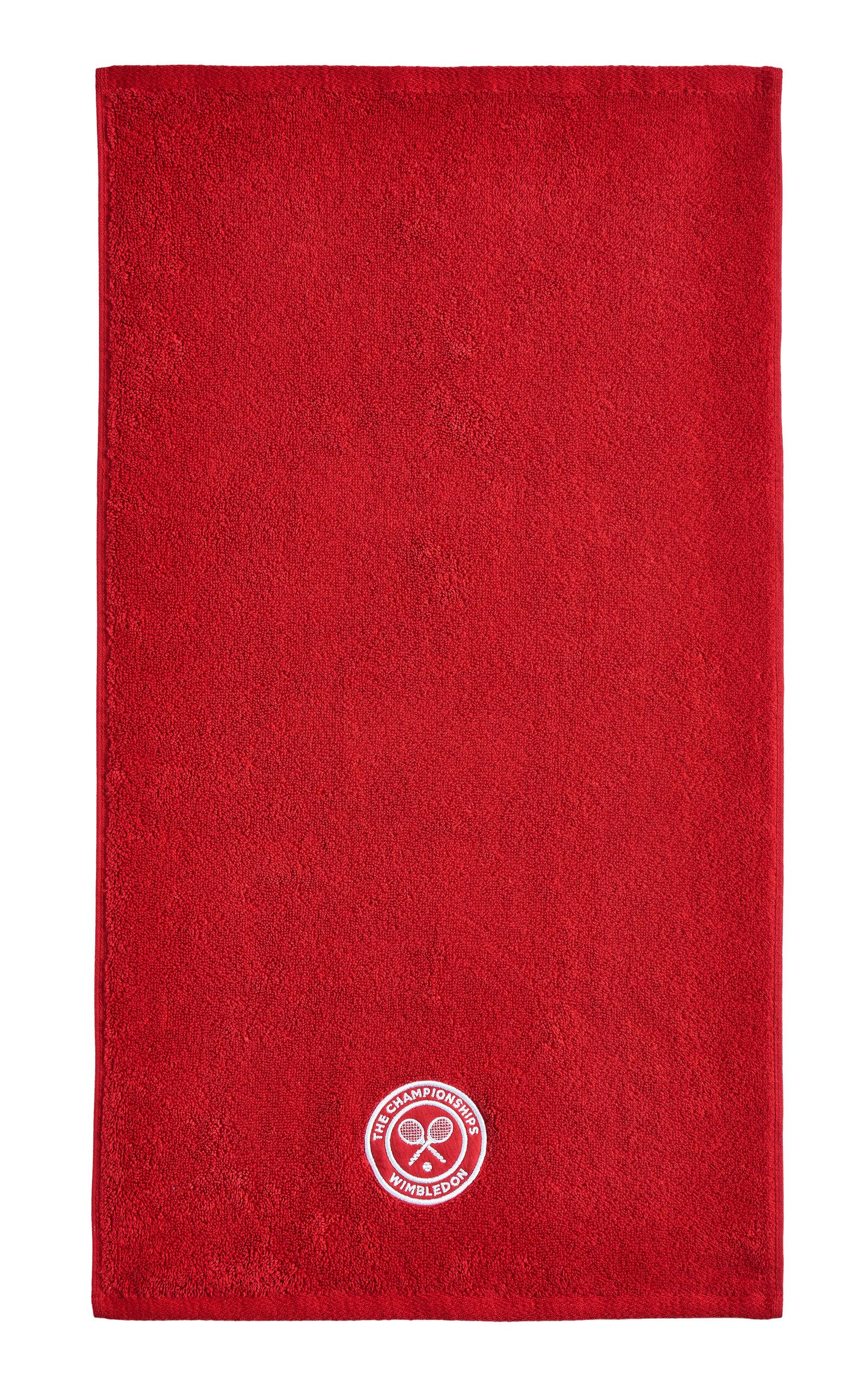 Christy - Wimbledon Guest Towel Strawberry - Pink - Moda Operandi by CHRISTY