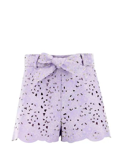 Peri floral shorts by CHRISTY LYNN