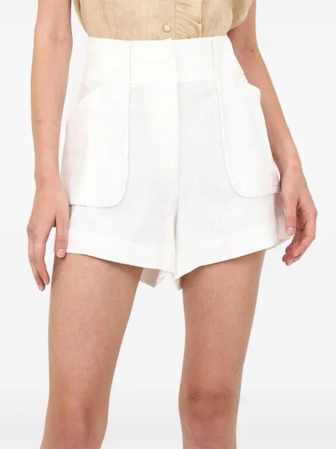 bow-detail side-pocket shorts by CHRISTY LYNN