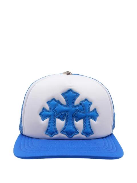 Cemetery cross-patch trucker hat by CHROME HEARTS