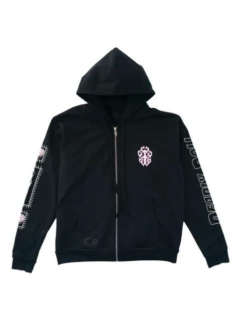 Deadly Doll zip-up hoodie by CHROME HEARTS