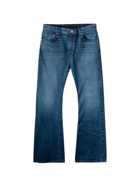 FU low-rise flare jeans by CHROME HEARTS