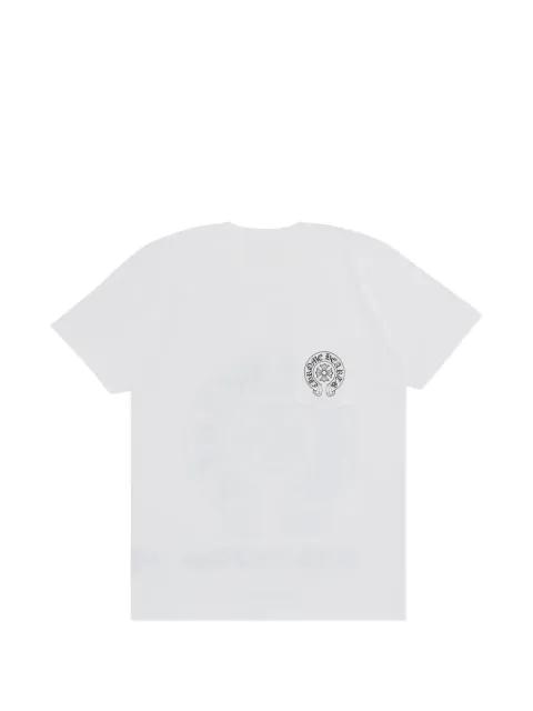 Las Vegas Exclusive Horseshoe logo chest-pocket T-shirt by CHROME HEARTS