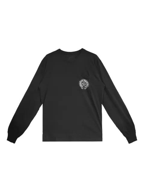 Las Vegas horseshoe long-sleeve T-shirt by CHROME HEARTS