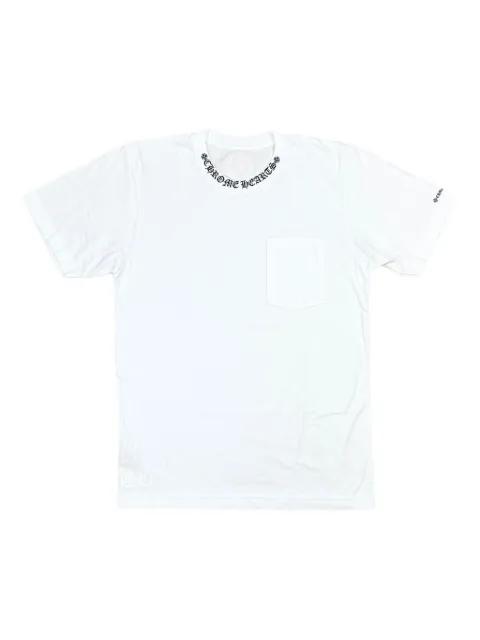 Neck Logo "White" T-shirt by CHROME HEARTS