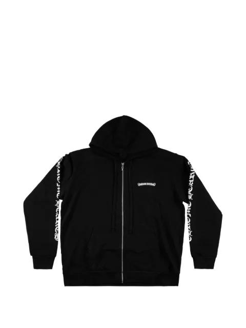 Scroll zip-up hoodie by CHROME HEARTS