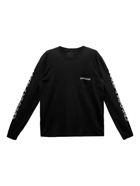 Stadium Scroll "Black" T-shirt by CHROME HEARTS