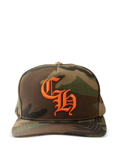 camouflage-print logo-embroidered cap by CHROME HEARTS