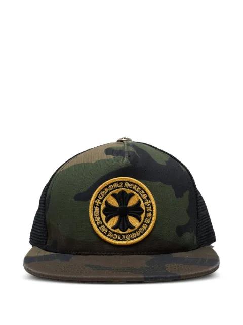 camouflage-print logo-patch baseball cap by CHROME HEARTS