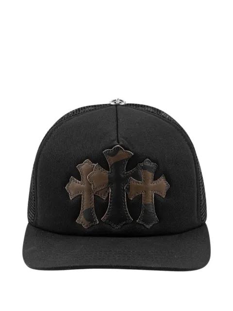 cross appliqué Cemetery Trucker hat by CHROME HEARTS