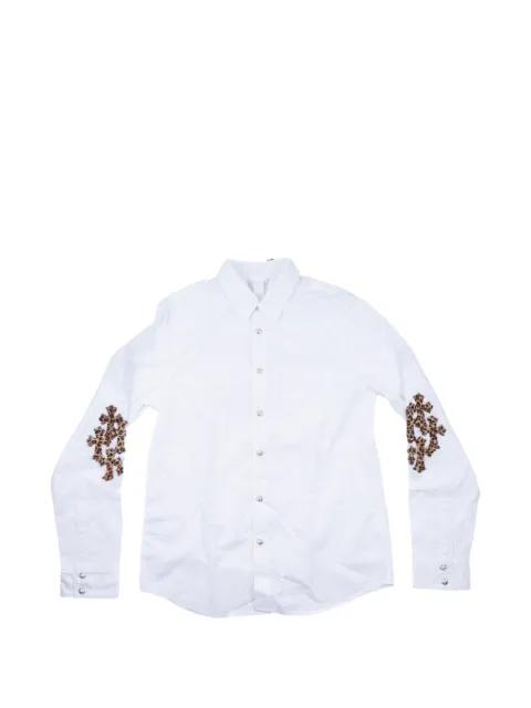 cross-embroidered shirt by CHROME HEARTS