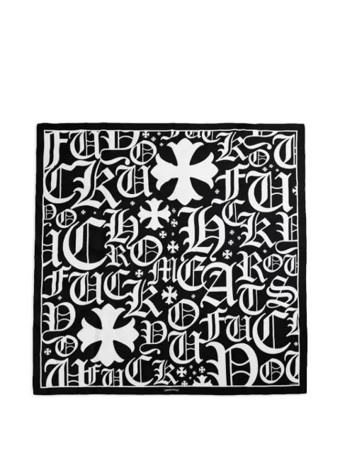 cross logo scarf by CHROME HEARTS