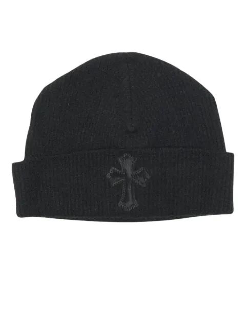 cross-patch beanie by CHROME HEARTS