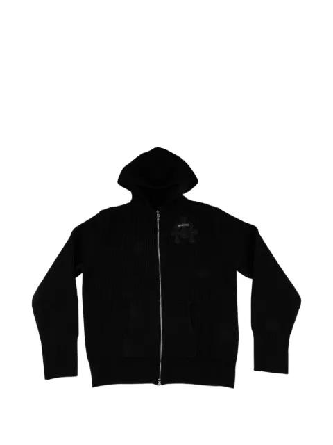 cross-patch zip-up hoodie by CHROME HEARTS