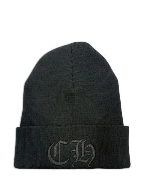 embroidered-logo beanie hat by CHROME HEARTS