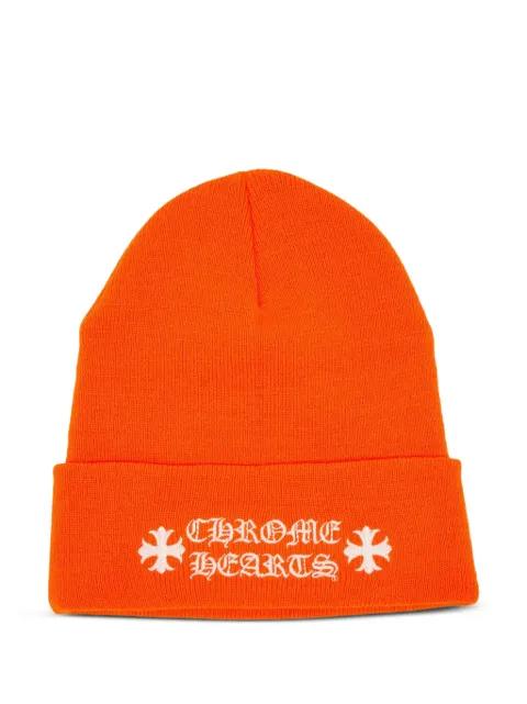 embroidered-logo beanie hat by CHROME HEARTS