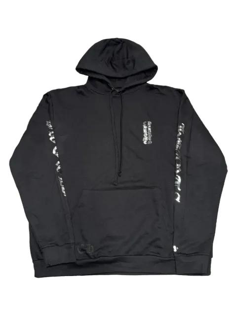 foil-print hoodie by CHROME HEARTS