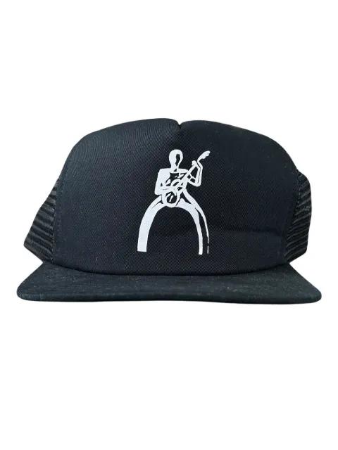 guitar player-print trucker cap by CHROME HEARTS